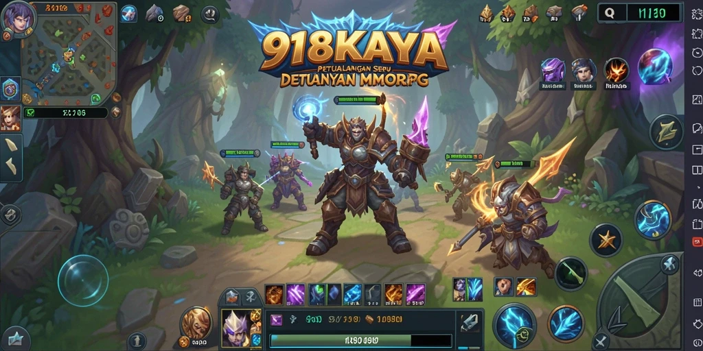 Gameplay seru 918KAYA dengan interaksi Multiplayer yang mendebarkan.