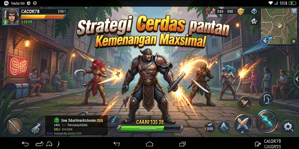 Tampilan gameplay menarik dan strategis dalam CACOR78.