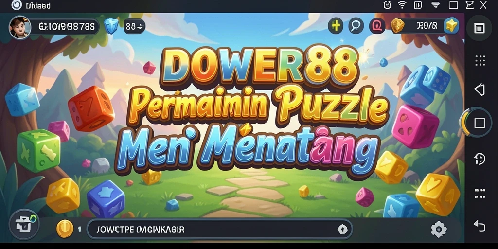 Screenshot gameplay DOWER88 yang menunjukkan tantangan puzzle yang seru.
