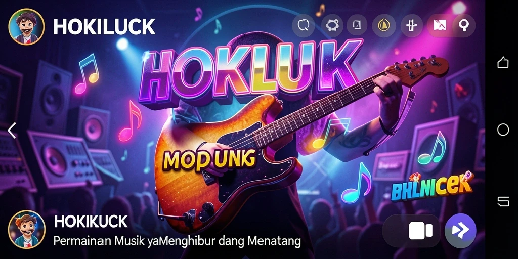 Tampilan gameplay HOKILUCK yang seru dan interaktif.