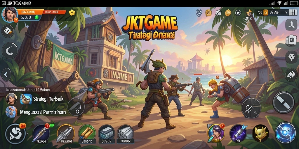 Tampilan gameplay JKTGAME yang strategis dan menantang.