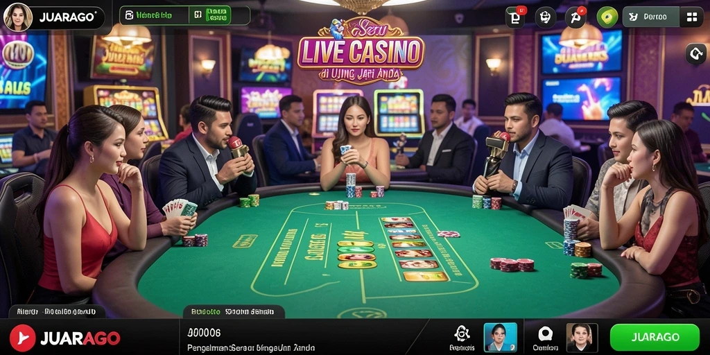 Tampilan gameplay JUARAGO yang menarik dan interaktif.