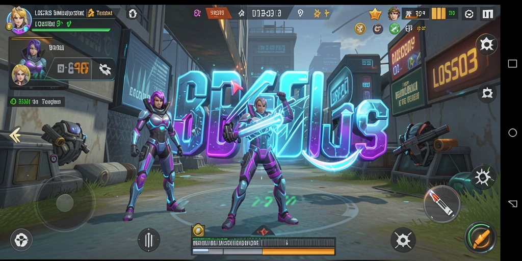 Screenshot gameplay menunjukkan karakter menjelajahi dunia virtual.