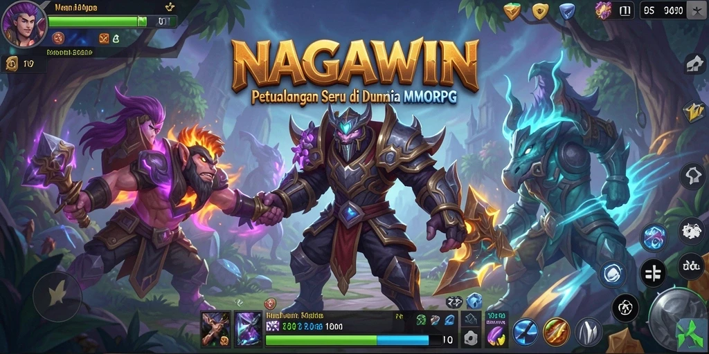Tampilan gameplay menakjubkan dan aksi seru dari NAGAWIN.