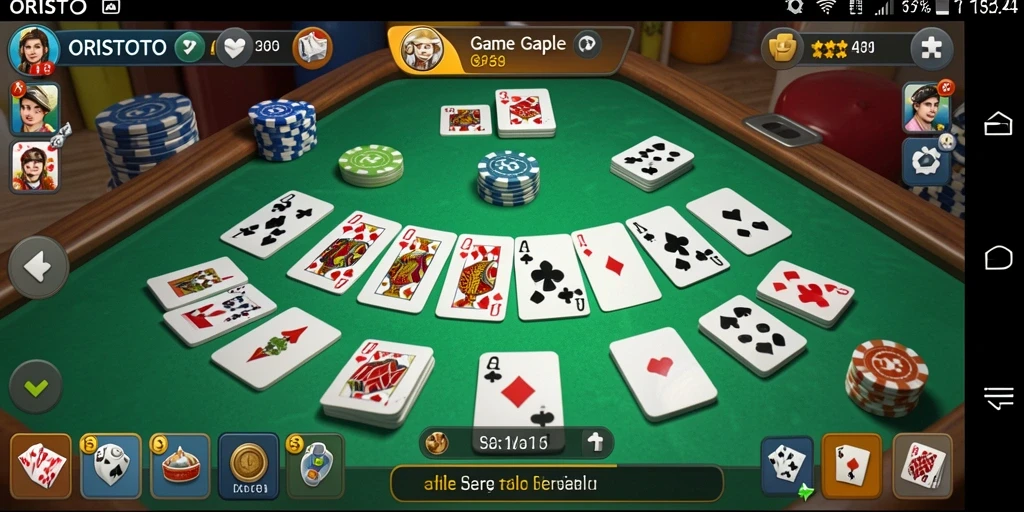 Tampilan gameplay ORISTOTO yang seru dan interaktif.