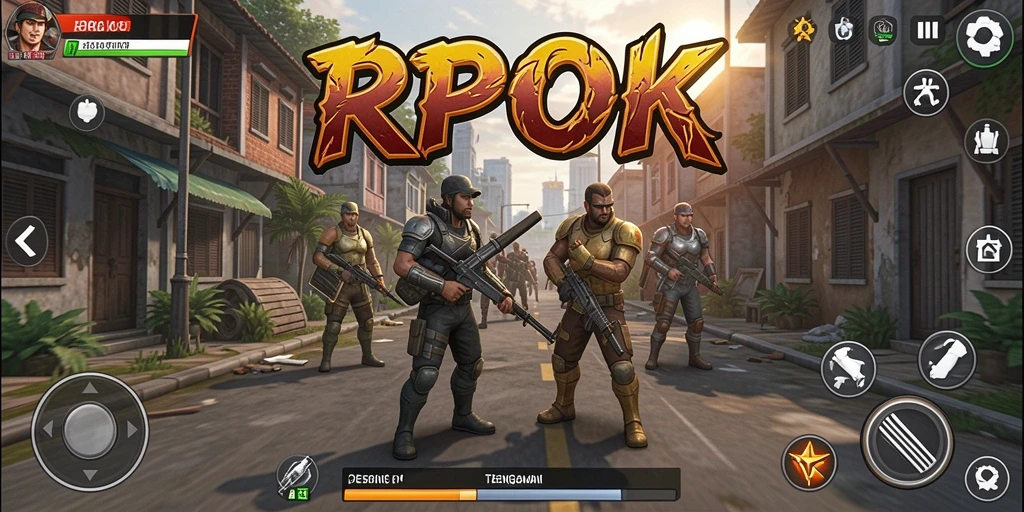 Tampilan gameplay RPOK yang memukau dan penuh aksi.